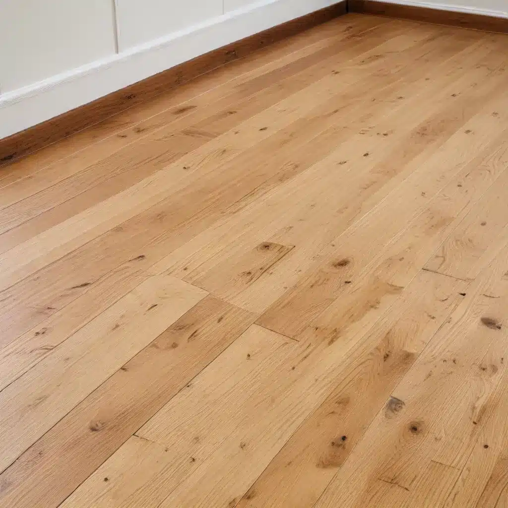 Achieving a Professional Oak Floor Finish: Sanding and Staining Mastery