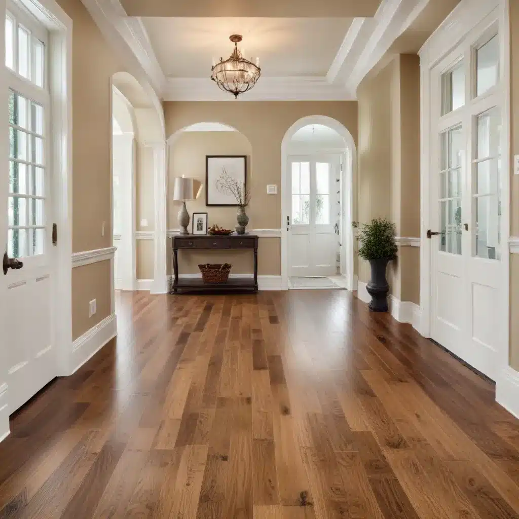 Achieving a Warm and Inviting Ambiance with Oak Flooring in the Entryway