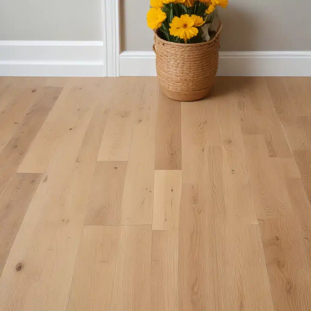 Combining Oak Flooring with Pops of Color for a Vibrant, Modern Look