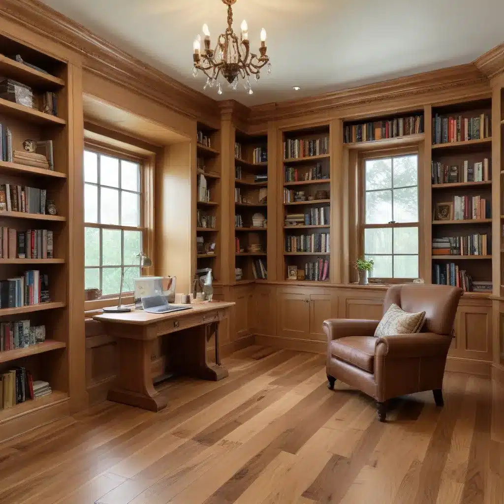 Designing with Oak Flooring in Home Libraries and Study Nooks