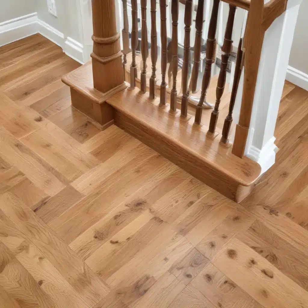 Enhancing Oak Floors with Custom-Crafted Oak Stair Landing Trim and Moldings