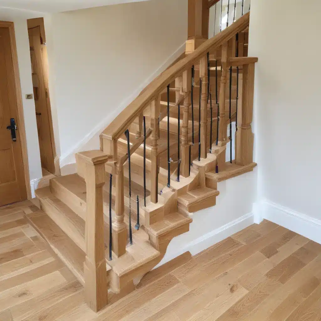 Enhancing Oak Floors with Custom-Made Oak Stair Landing and Balustrade Kits