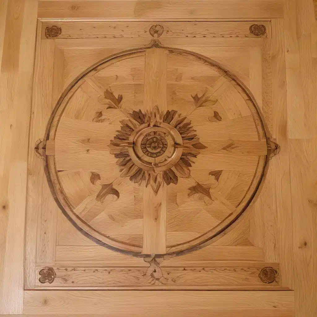 Enhancing Oak Floors with Decorative Borders and Medallions
