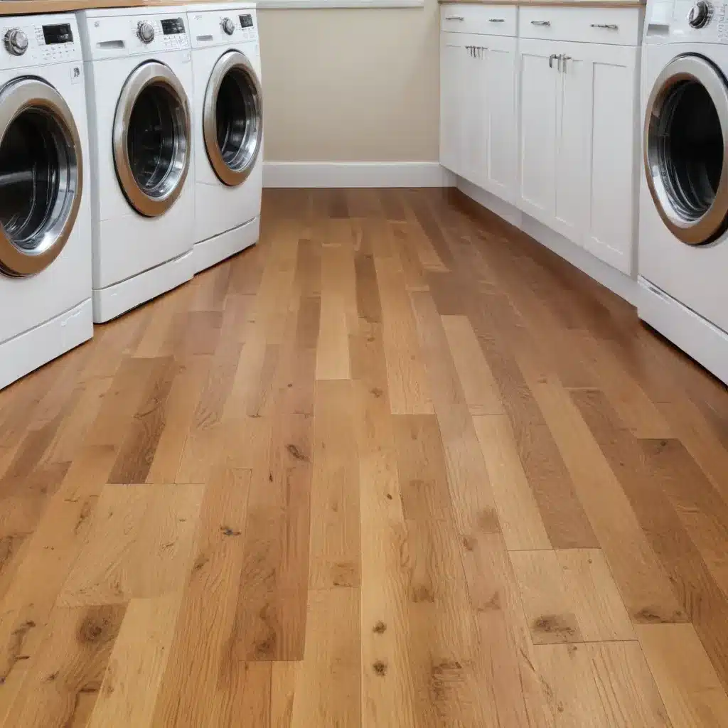 Maintaining the Luster of Oak Floors in the Laundry Room