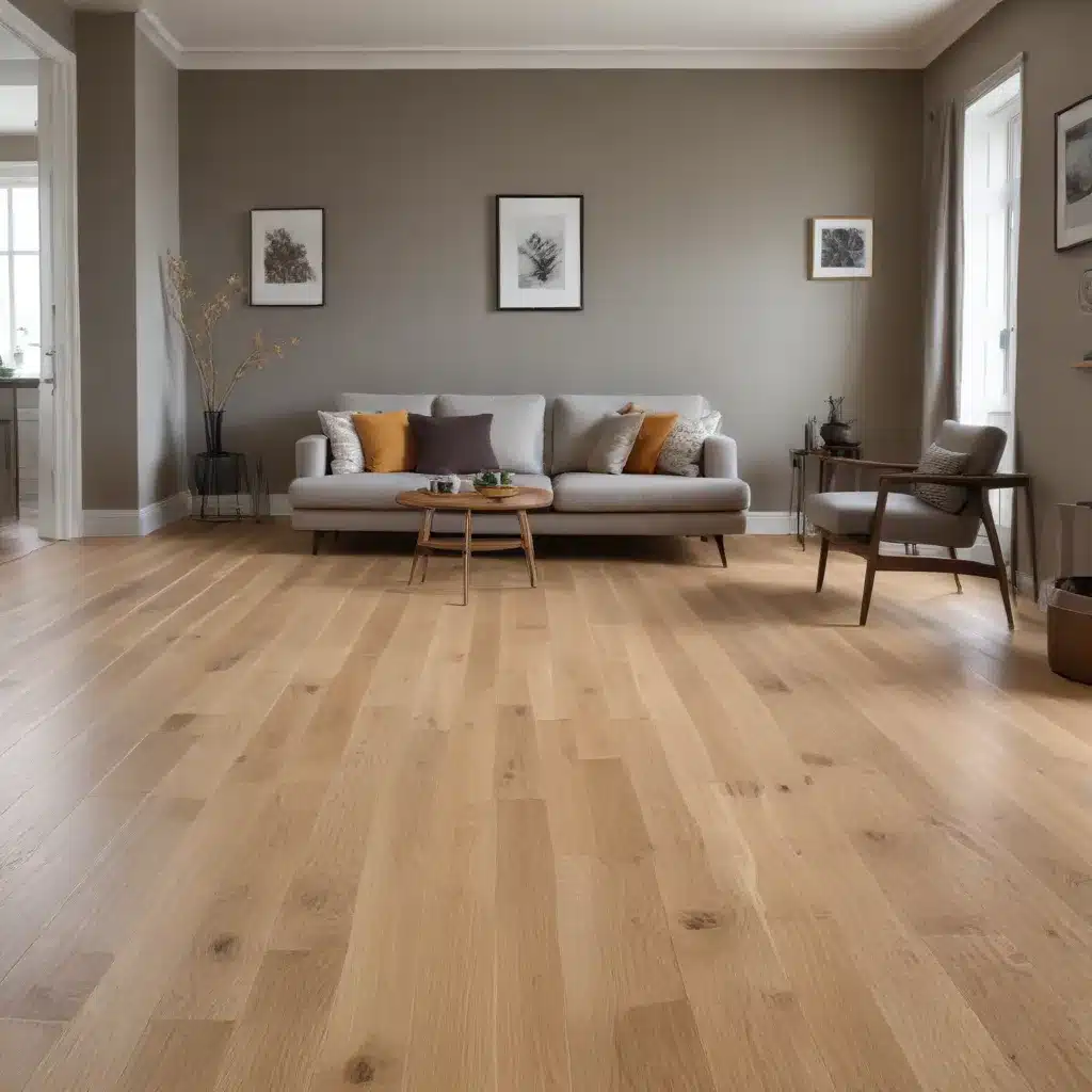Matching Oak Flooring with Wall Colors and Furnishings for a Cohesive Design