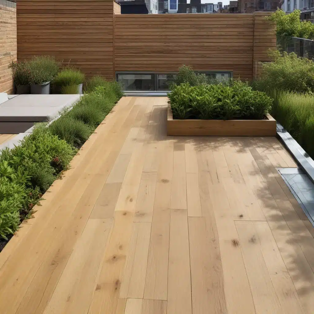 Oak Flooring and Residential Rooftop Gardens: Blending Indoors and Out