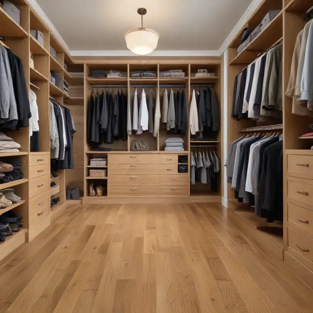 Oak Flooring in the Closet: Organizing Your Space in Style