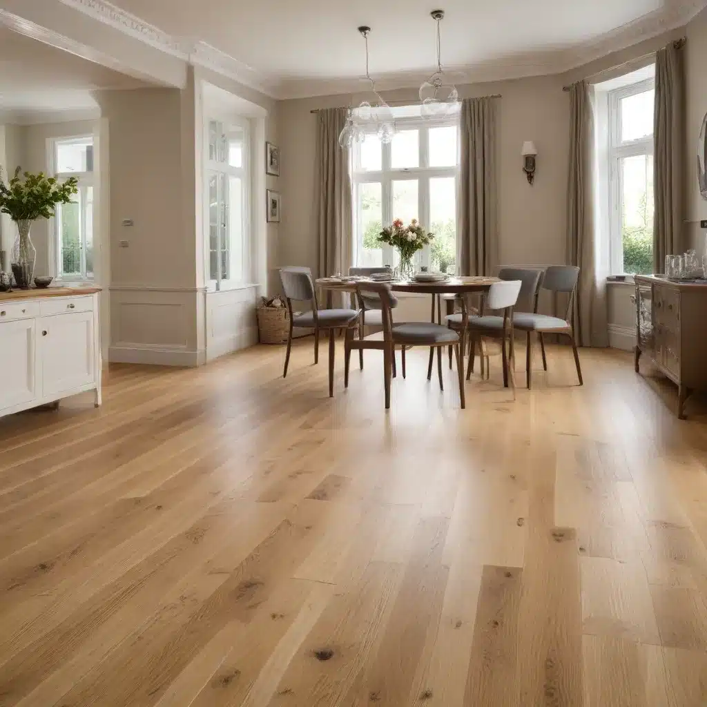 Oak Flooring in the Dining Room: Timeless Elegance and Sophistication